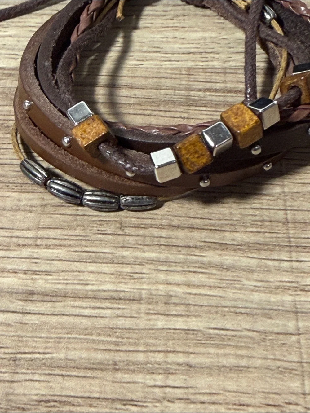 paparazzi layered leather